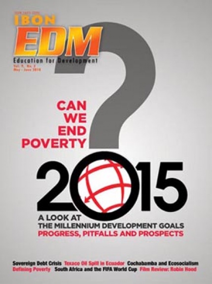Can We End Poverty 2015? (May-June 2010)